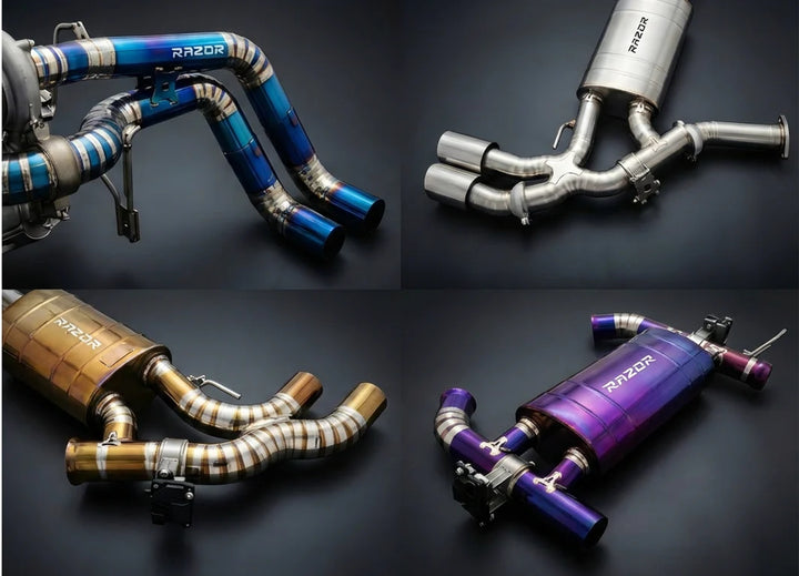 AUDI S6 S7 C7 4.0T TITANIUM CATBACK RAZOR EXHAUST SYSTEM
