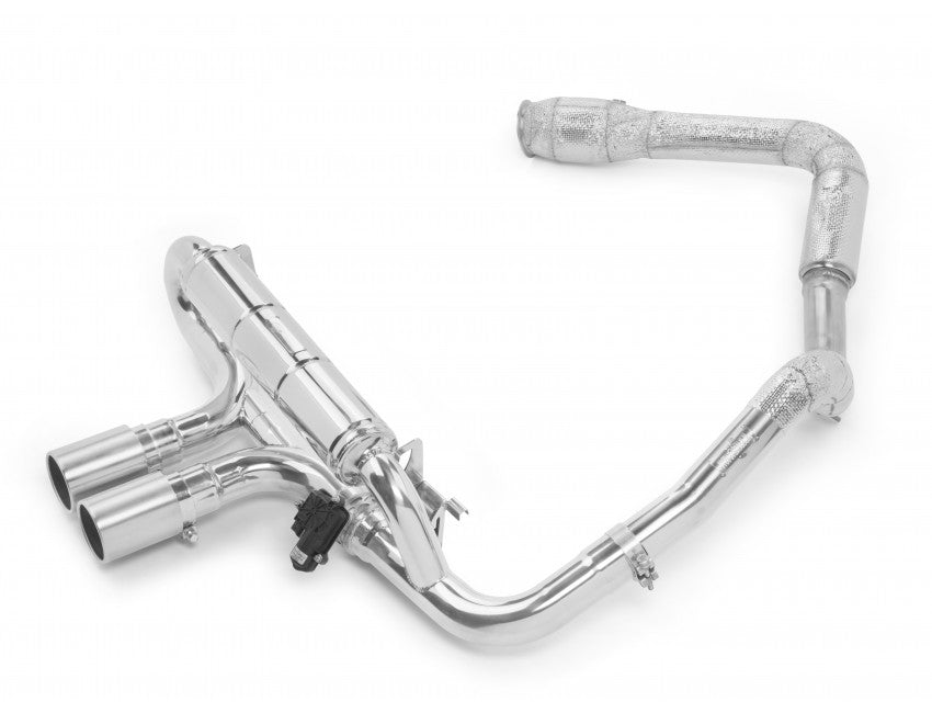 TUBI PORSCHE 718 NO GPF BOXSTER & CAYMAN S & GTS 2.0/2.5  STRAIGHT PIPES INCONEL EXHAUST