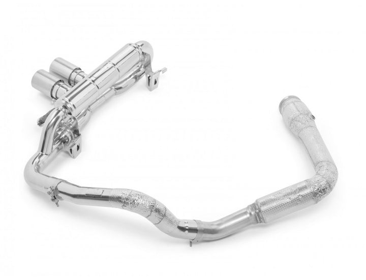 TUBI PORSCHE 718 NO GPF BOXSTER & CAYMAN S & GTS 2.0/2.5  STRAIGHT PIPES INCONEL EXHAUST