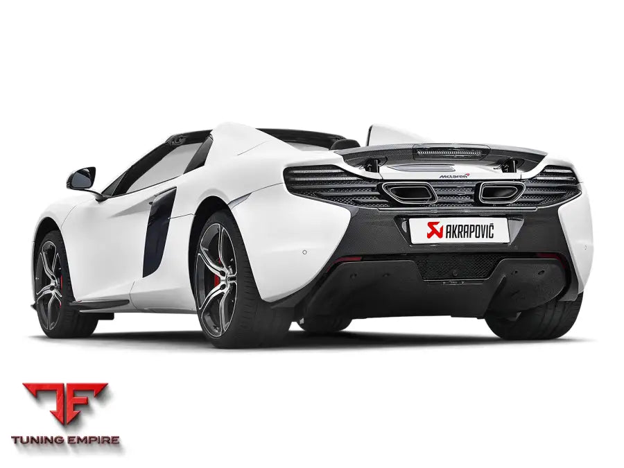 AKRAPOVIC MCLAREN 650S / 650S SPIDER EXHAUST SYSTEM