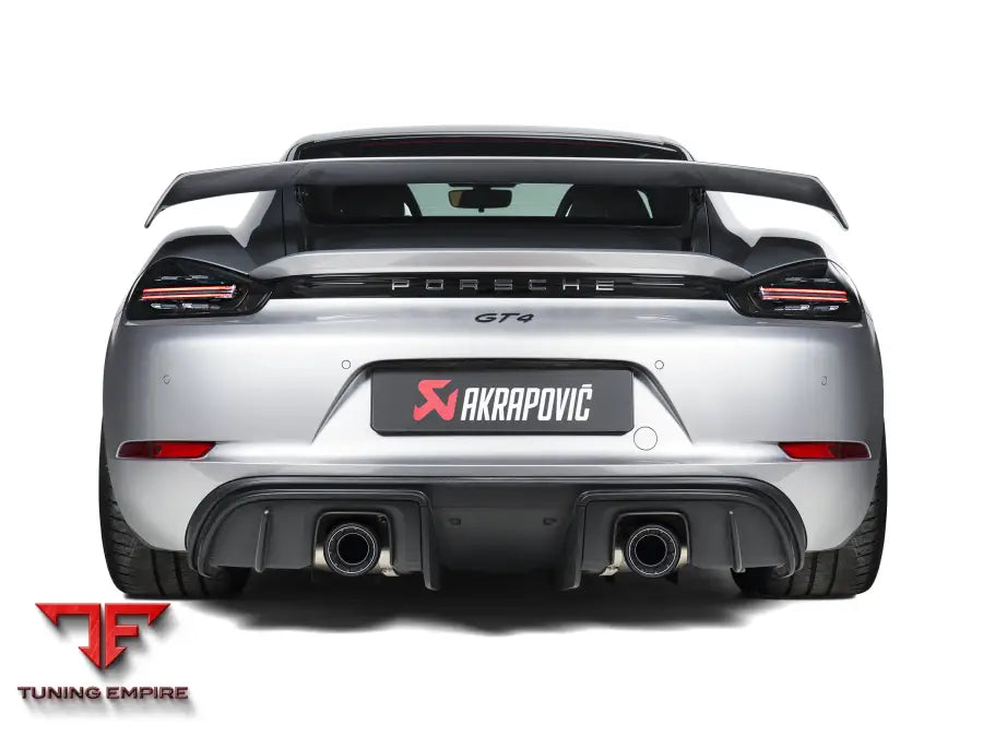 AKRAPOVIC PORSCHE 718 CAYMAN GT4 / SPYDER EXHAUST SYSTEM