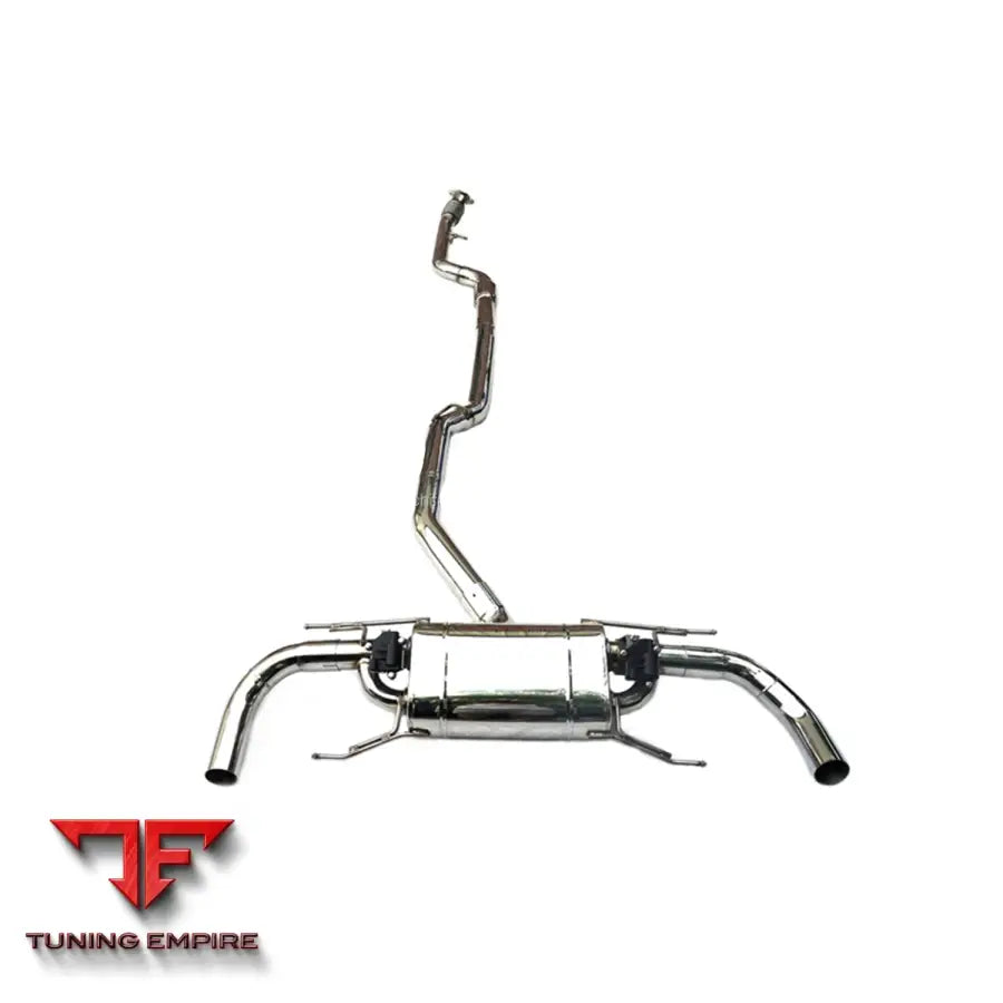 ALFA ROMEO GIULIA 2.0T STAINLESS STEEL CATBACK EXHAUST WITH MUFFLER VALVE