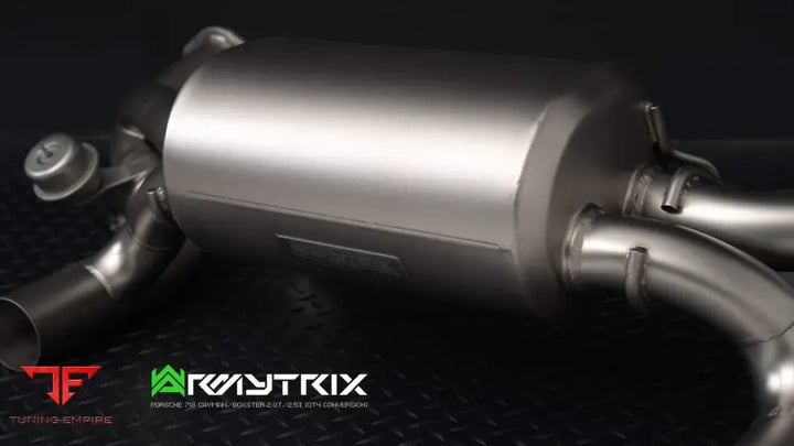 ARMYTRIX 718 BOXSTER / BOXSTER S (2016-PRESENT) GT4 RS CONVERSION VALVETRONIC EXHAUST SYSTEM