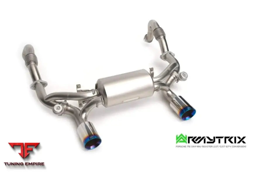 ARMYTRIX 718 BOXSTER / BOXSTER S (2016-PRESENT) GT4 RS CONVERSION VALVETRONIC EXHAUST SYSTEM