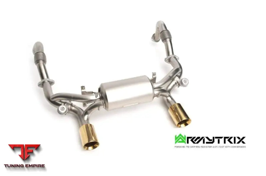 ARMYTRIX 718 BOXSTER / BOXSTER S (2016-PRESENT) GT4 RS CONVERSION VALVETRONIC EXHAUST SYSTEM