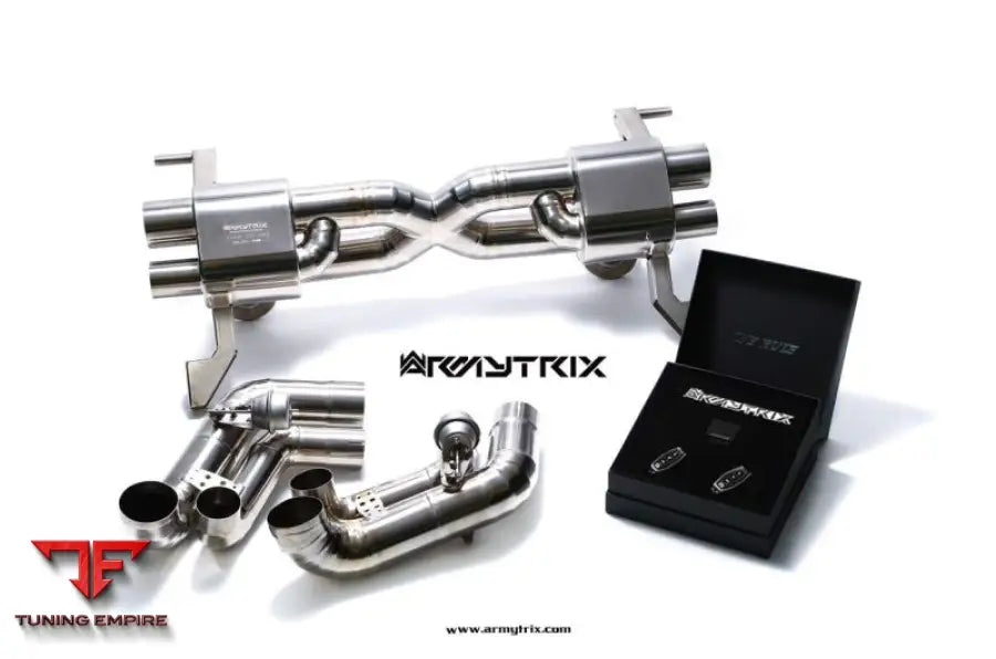ARMYTRIX AUDI R8 MKI V10 5.2 FSI COUPE /SPIDER (2009-2012) VALVETRONIC EXHAUST SYSTEM