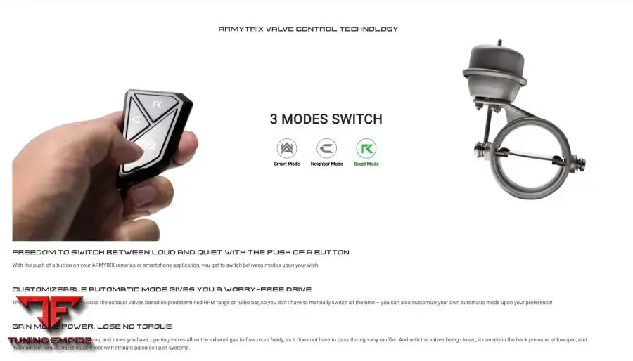 ARMYTRIX BMW F32 420I/430I (B46B20)(2015-2018) VALVETRONIC EXHAUST SYSTEM