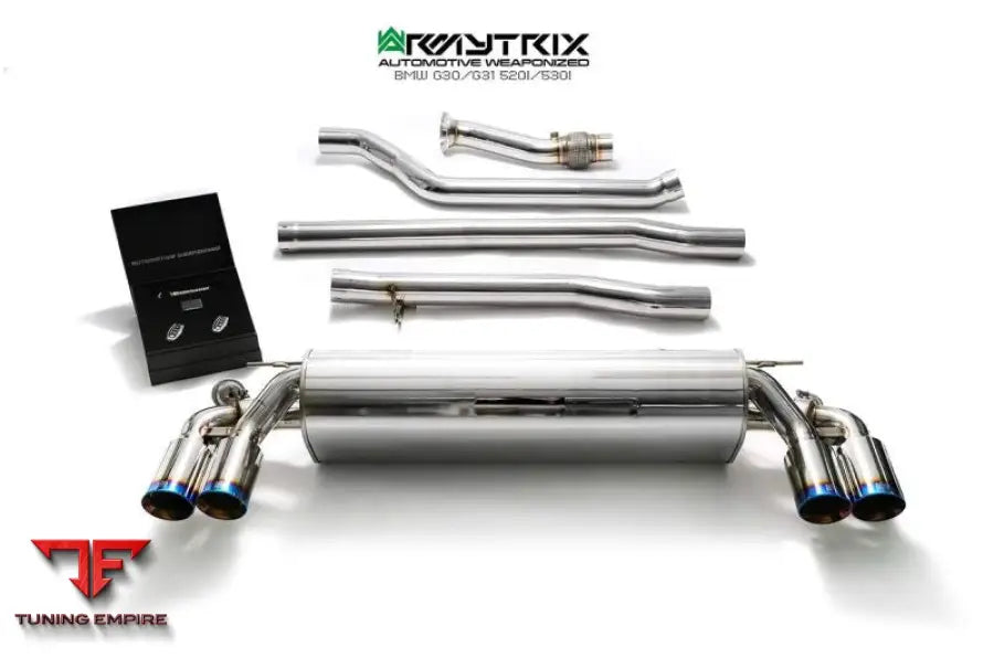 ARMYTRIX BMW G30/G31 520/530 B46 NON-OPF (2017-2024) VALVETRONIC EXHAUST SYSTEM
