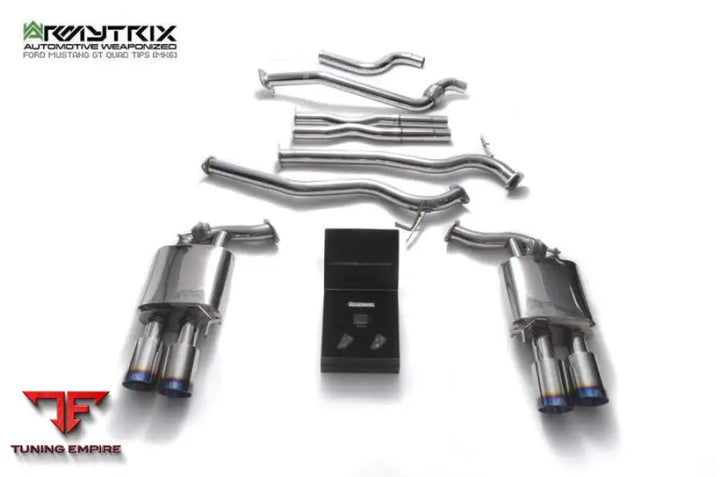 ARMYTRIX FORD MUSTANG GT CONVERTIBLE 5.0 V8 MK6 FACELIFT (2018-PRESENT) VALVETRONIC EXHAUST SYSTEM