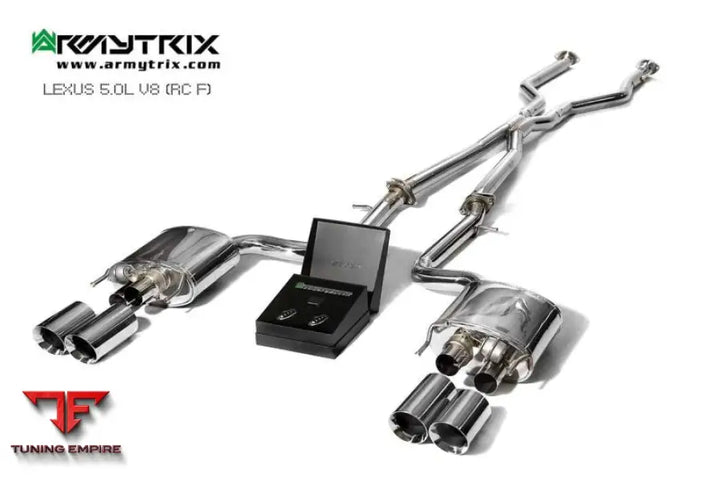 ARMYTRIX LEXUS RCF 5.0 V8 (2014-PRESENT) VALVETRONIC EXHAUST SYSTEM