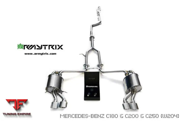 ARMYTRIX MERCEDES BENZ W204 C180/C200/C250 1.8 TURBO (2011-2014) VALVETRONIC EXHAUST SYSTEM