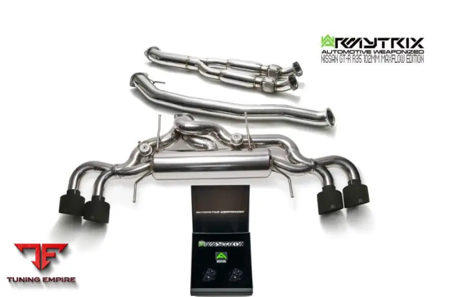 ARMYTRIX NISSAN GT-R R35 3.8 TWIN-TURBO V6 (2007-PRESENT) MAXFLOW EDITION VALVETRONIC EXHAUST SYSTEM