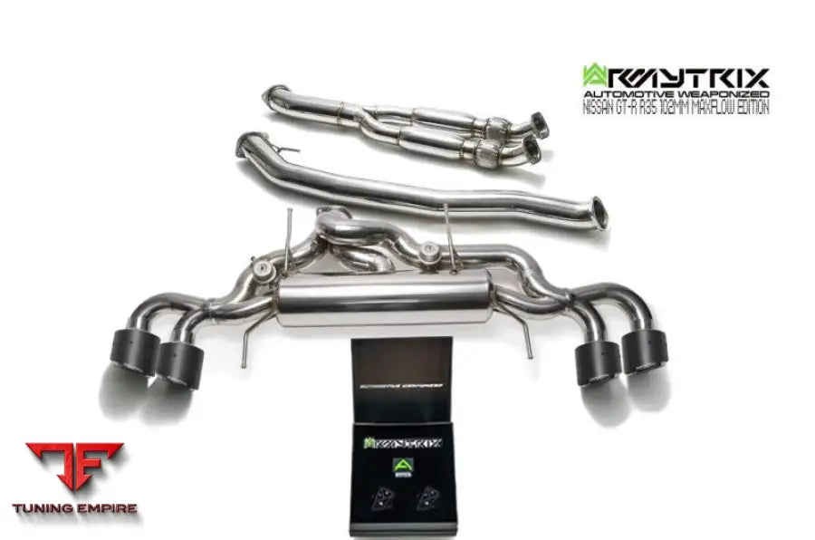 ARMYTRIX NISSAN GT-R R35 3.8 TWIN-TURBO V6 (2007-PRESENT) MAXFLOW EDITION VALVETRONIC EXHAUST SYSTEM