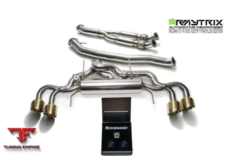 ARMYTRIX NISSAN GT-R R35 3.8 TWIN-TURBO V6 (2007-PRESENT) MAXFLOW EDITION VALVETRONIC EXHAUST SYSTEM