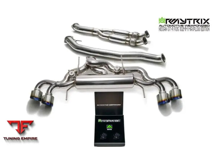ARMYTRIX NISSAN GT-R R35 3.8 TWIN-TURBO V6 (2007-PRESENT) MAXFLOW EDITION VALVETRONIC EXHAUST SYSTEM