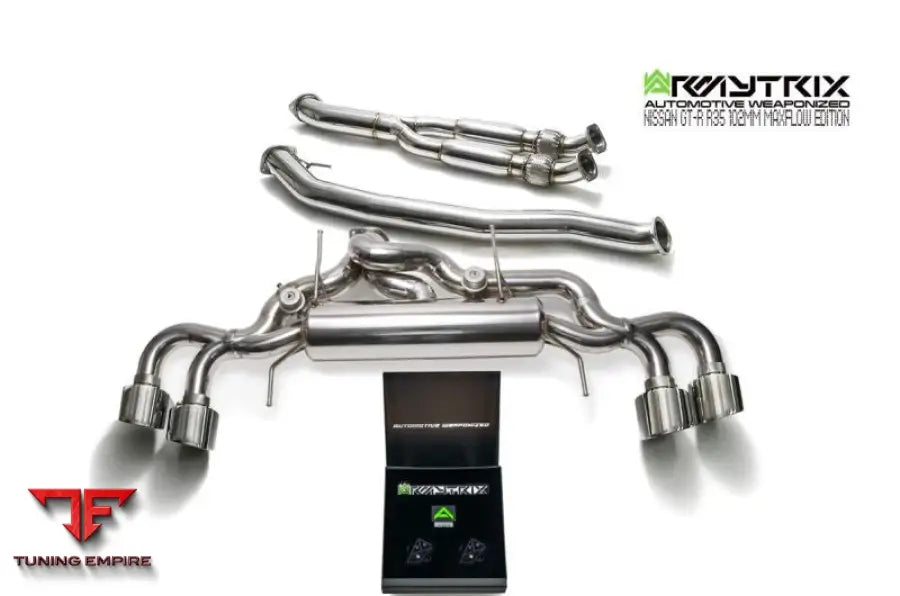 ARMYTRIX NISSAN GT-R R35 3.8 TWIN-TURBO V6 (2007-PRESENT) MAXFLOW EDITION VALVETRONIC EXHAUST SYSTEM