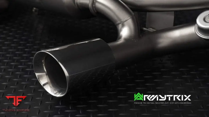 ARMYTRIX PORSCHE 718 CAYMAN (2016-PRESENT) GT4 RS CONVERSION VALVETRONIC EXHAUST SYSTEM