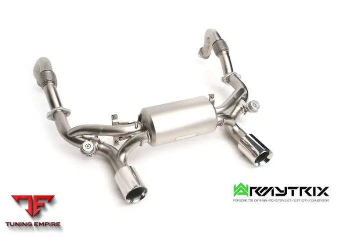 ARMYTRIX PORSCHE 718 CAYMAN (2016-PRESENT) GT4 RS CONVERSION VALVETRONIC EXHAUST SYSTEM