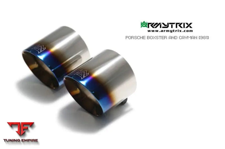 ARMYTRIX PORSCHE 981 BOXSTER S/GTS/SPYDER (2012-2016) VALVETRONIC EXHAUST SYSTEM