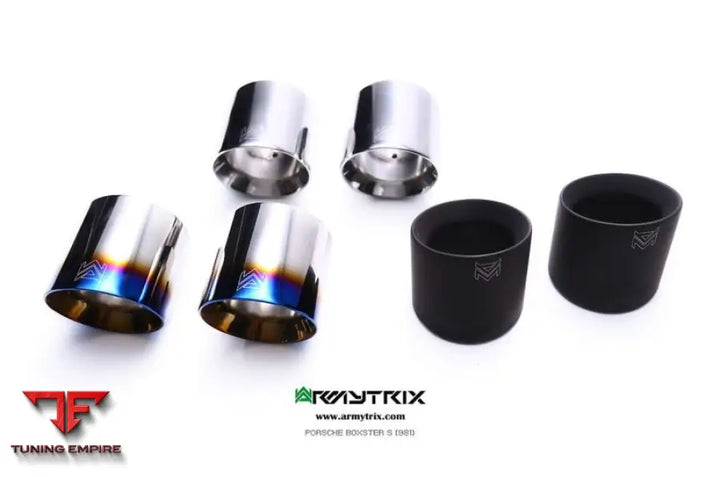 ARMYTRIX PORSCHE 981 CAYMAN S/GTS/GT4 (2012-2016) VALVETRONIC EXHAUST SYSTEM