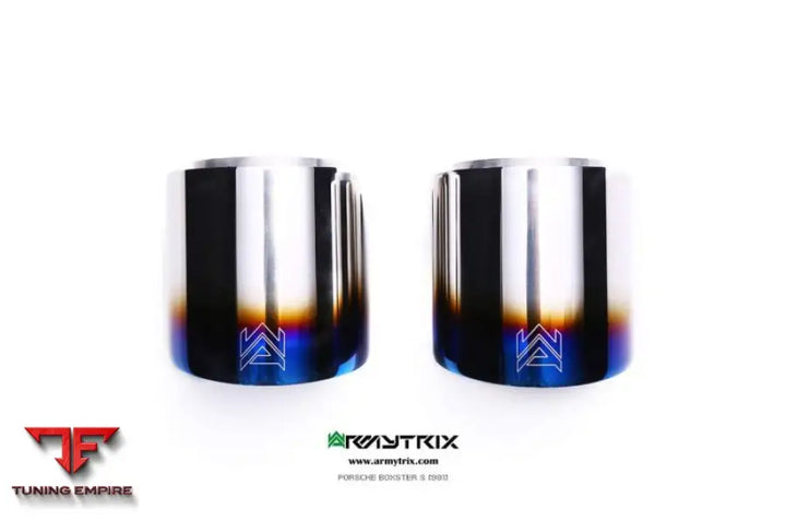 ARMYTRIX PORSCHE 981 CAYMAN S/GTS/GT4 (2012-2016) VALVETRONIC EXHAUST SYSTEM