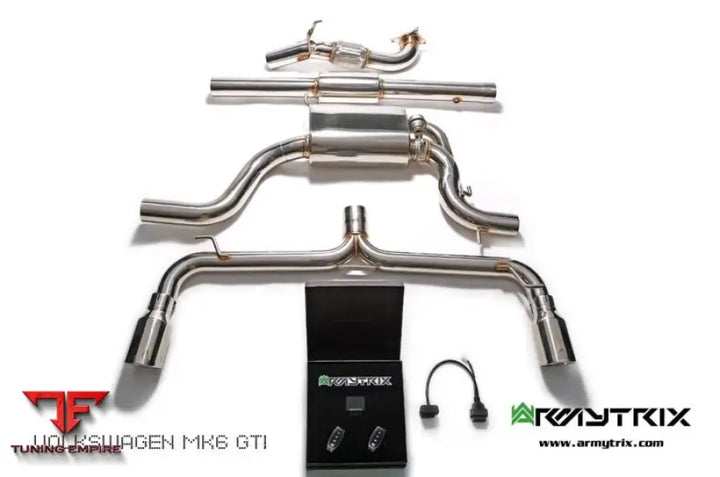 ARMYTRIX VOLKSWAGEN GOLF 6 R20 (2008-2013) VALVETRONIC EXHAUST SYSTEM