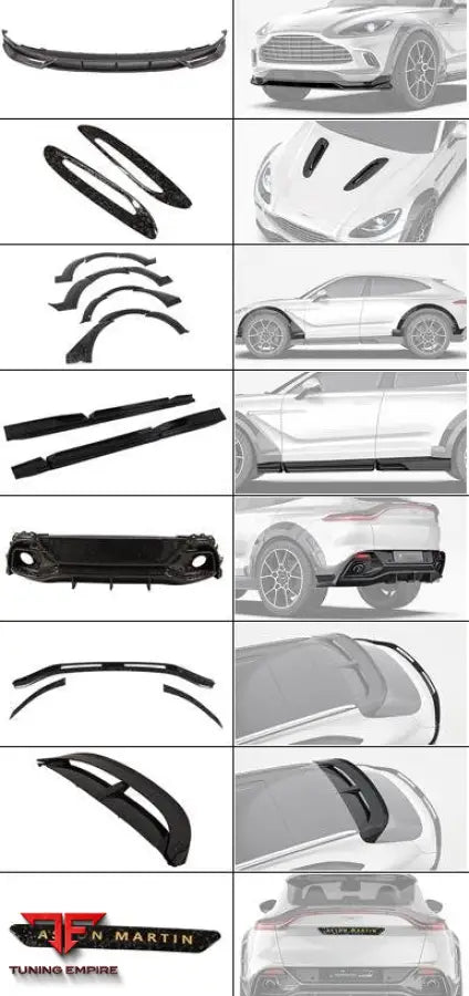 ASTON MARTIN DBX CARBON FIBER RAZOR BODY KIT