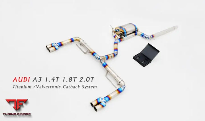 Audi A3 2014-2020 Titanium Valvetronic Exhaust System