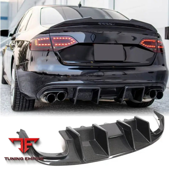 AUDI A4/S4 B8 SEDAN PRE-FACELIFT CARBON FIBER PARTS 2009–2012Y
