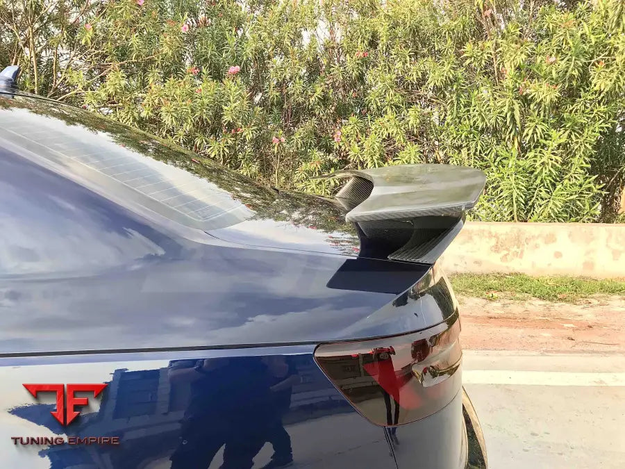 AUDI A4 S4 B9 B9.5 2017 + CARBON FIBER DUCKTAIL REAR SPOILER