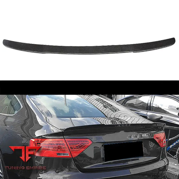 AUDI A5 8T CARBON FIBER REAR WING SPOILER 2014 + Y