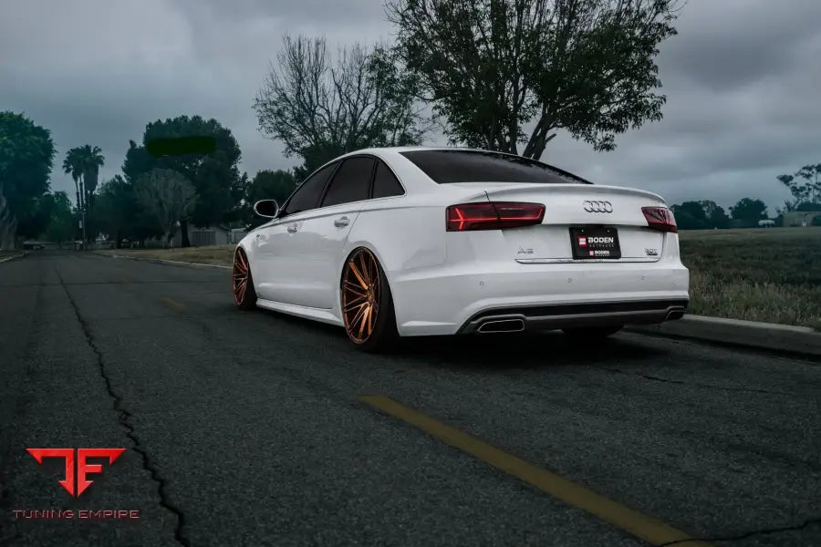 AUDI A6 FORGED WHEELS AND EXHAUST SYSTEM