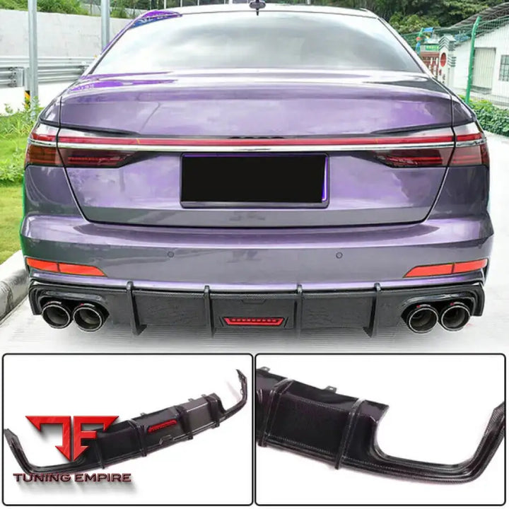 AUDI A6 QUATTRO C8 CARBON FIBER PARTS 2019–2024Y