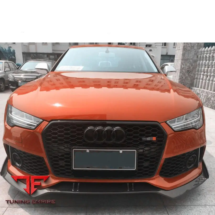AUDI A7 RS7 CARBON FIBER FRONT LIP