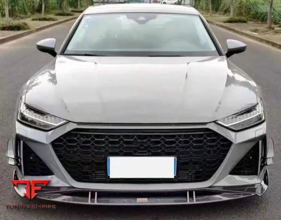 AUDI A7 RS7 UPGRADE BODY KIT CARBON FIBER BUMPER LIPS ROOF SPOILER DIFFUSER 2012 2023