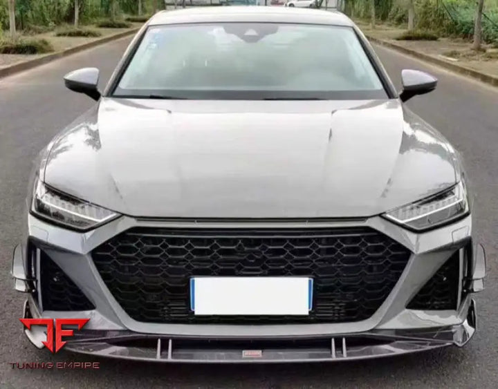 AUDI A7 RS7 UPGRADE BODY KIT CARBON FIBER BUMPER LIPS ROOF SPOILER DIFFUSER 2012 2023