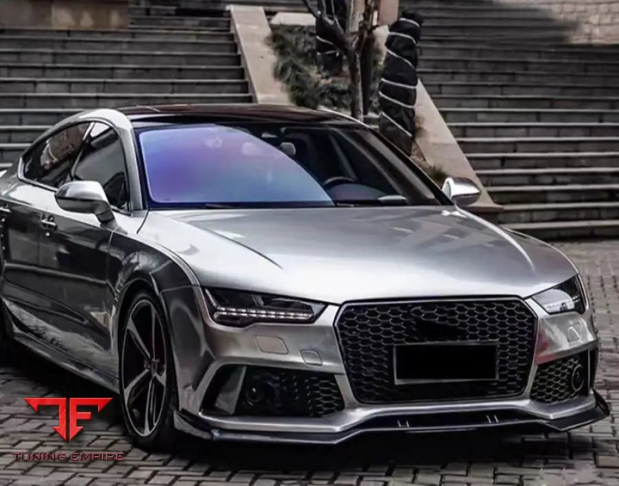 AUDI A7 RS7 UPGRADE BODY KIT CARBON FIBER BUMPER LIPS ROOF SPOILER DIFFUSER 2012 2023