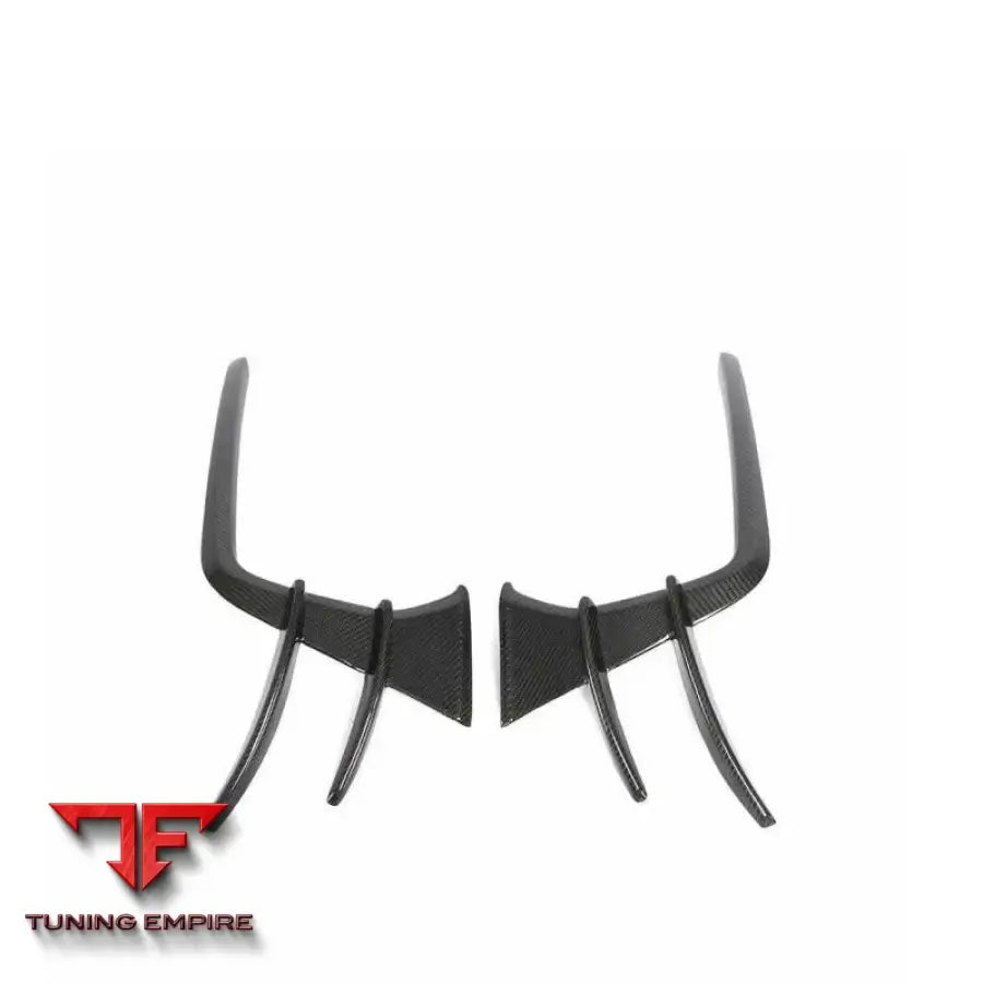 AUDI A7 S7 CARBON FIBER FRONT LIP AND CANARD ADD ON DIRECTLY FOR C8 2019–2024