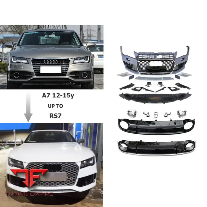 AUDI A7 UPGRADE TO RS7 BODY KIT 2012 2015Y