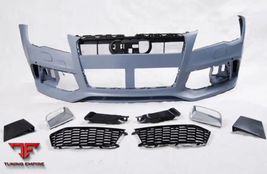 AUDI A7 RS7 BUMPER FRONT BUMPER GRILLE AND REAR LIP BODY KIT 2019–2024
