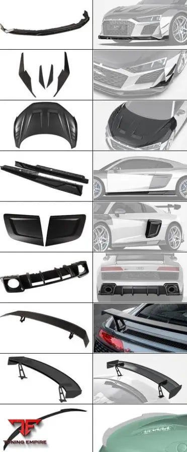 AUDI R8 CARBON FIBER RAZOR KIT 2019-2023