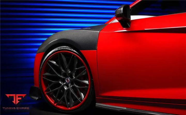 Audi R8 Coupe Imp Performance Carbon Fiber Side Skirts Under Board