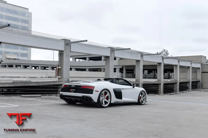 AUDI R8 FORGED WHEELS AND EXHAUST SYSTEM