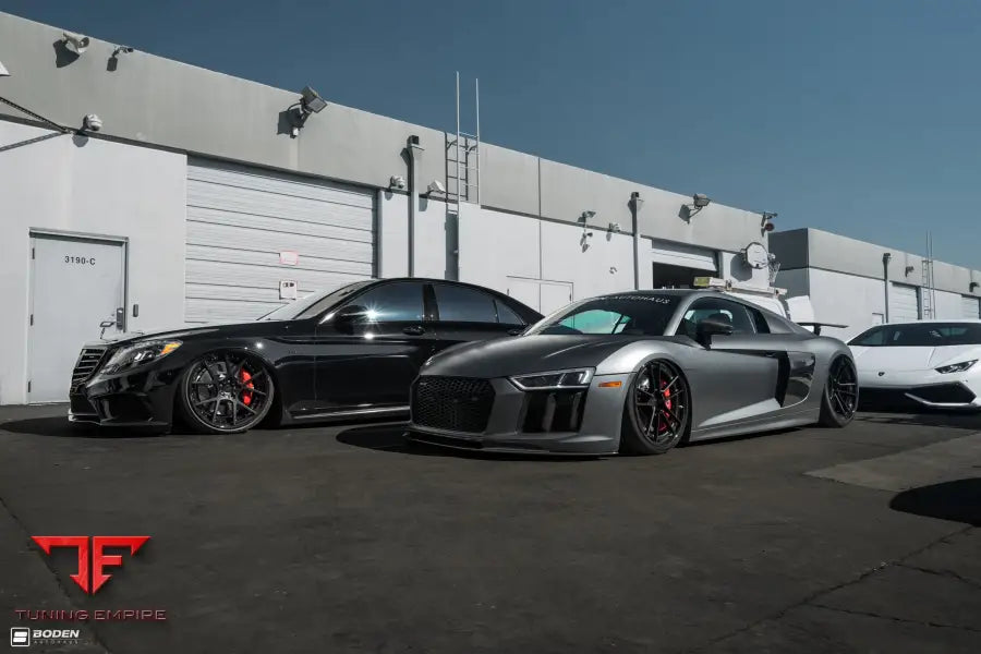 AUDI R8 FORGED WHEELS AND EXHAUST SYSTEM