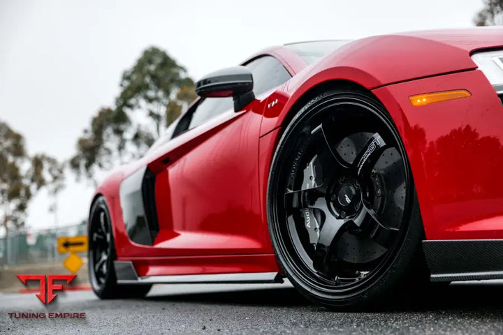 AUDI R8 FORGED WHEELS AND EXHAUST SYSTEM