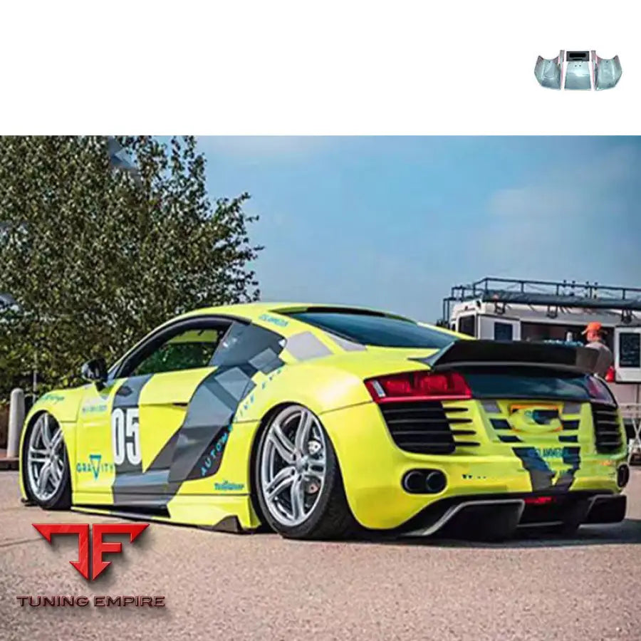 AUDI R8 LB CARBON FIBER REAR DIFFUSER FOR AUDI R8 V10 2008–2015