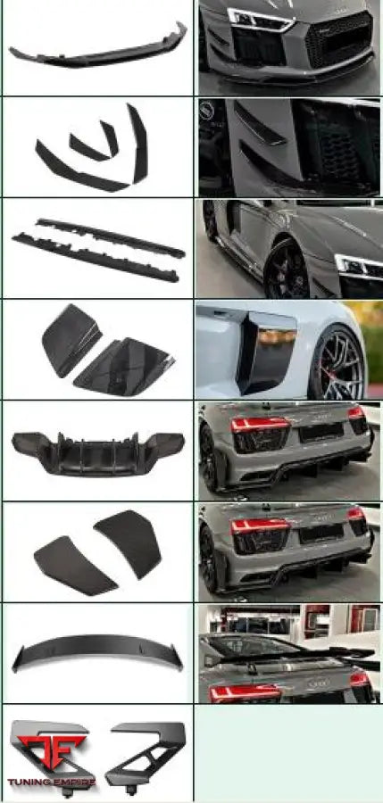 AUDI R8 PERFORMANCE Carbon parts kit