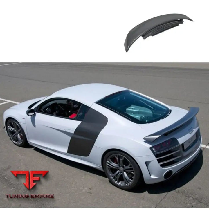 AUDI R8 REAR SPOILER FIT FOR AD R8 2007 2015 GT STYLE CARBON FIBER 2007 2015