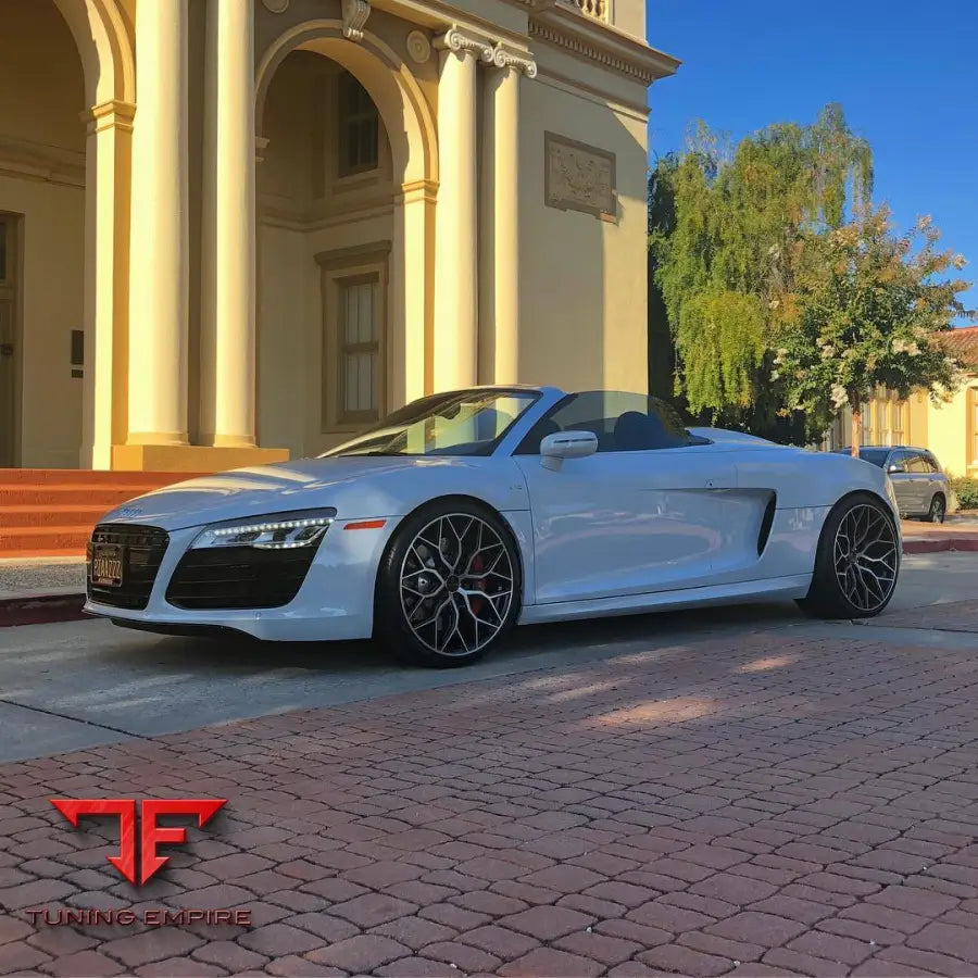 AUDI R8 VOSSEN HF2 BRUSHED GLOSS BLACK WHEELS