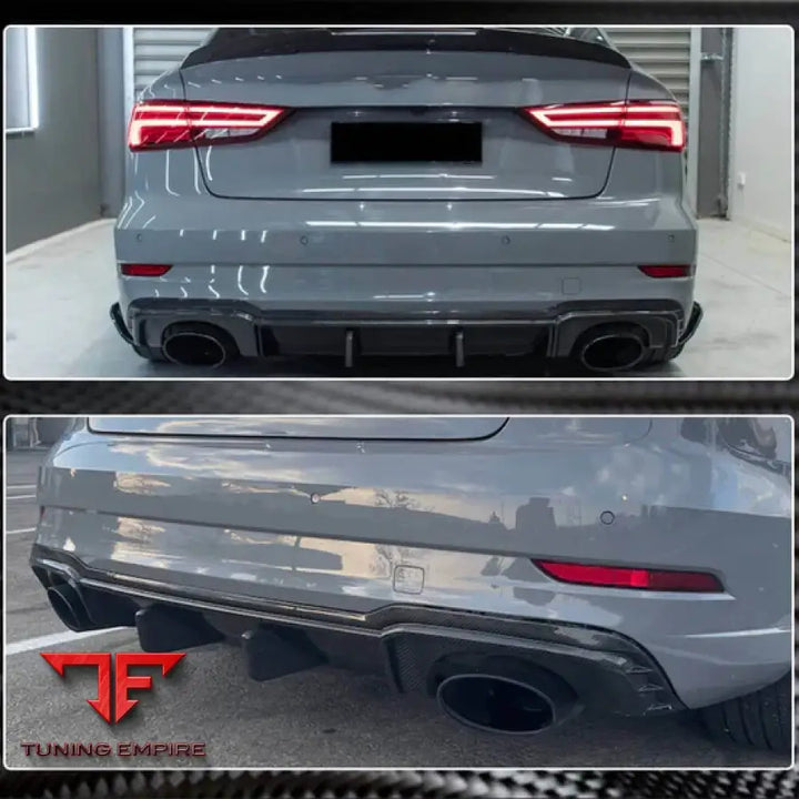 AUDI RS3 8V.5 SEDAN FACELIFT CARBON FIBER PARTS 2017–2019Y